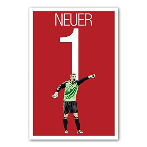 Manuel Neuer Poster - Bayern Munchen Soccer Art