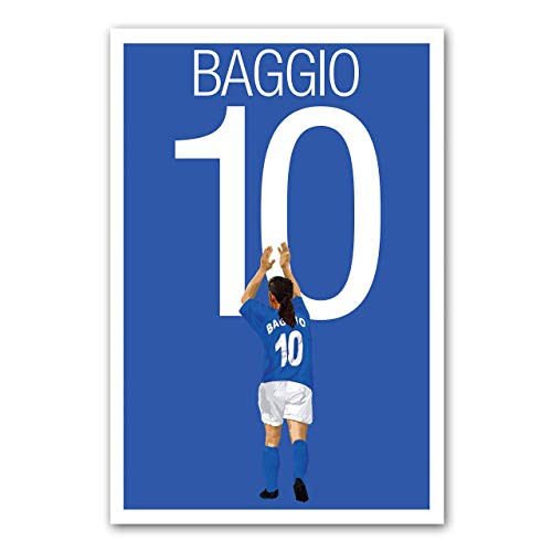 Roberto Baggio Poster - Italy Art