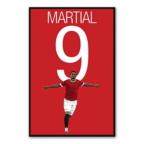 Manchester United Soccer Print - Anthony Martial Poster - Soccer Art - Unframed Football Print - Soccer Decoration - France Soccer Poster - Graphics 17 - Martial Football Art