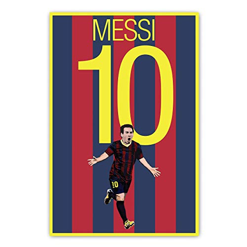 Barcelona Soccer Print - Leo Messi Poster - Soccer Art - Unframed Football Print - Soccer Decoration - Argentina Soccer Poster - Graphics 17 - Messi Football Art