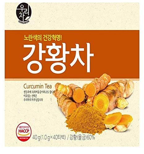 Organic Turmeric Ginger Tea -1 Box -40Tea Bag--