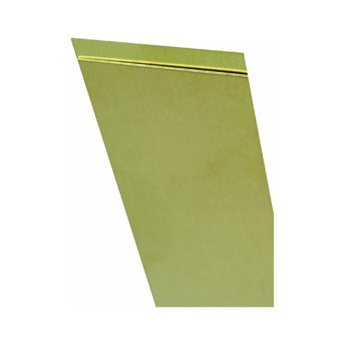 K and S Sheet 4inch W X 10inch  L 0.005 inch  T Brass Boxed