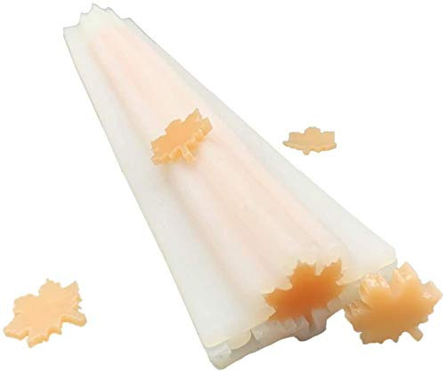 Maple Leaf Tube Column Silicone Soap Mold Embed Soap Making Supplies