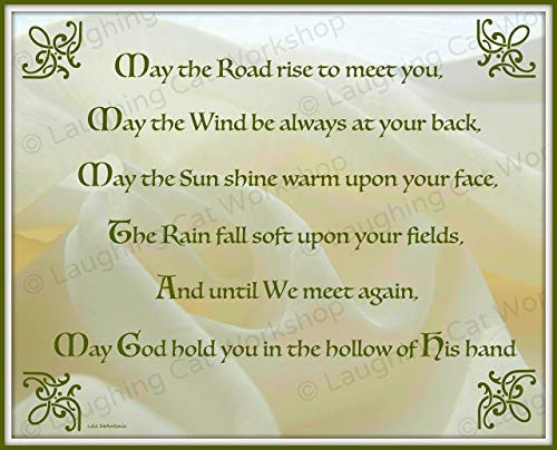 Irish art God Blessings Celtic Gaelic Scottish wall decor Irish home decor Irish gift Ireland Home Sweet Home art print Road rise to meet you Irish art God Blessings Celtic Gaelic Scottish wall decor Irish home decor Irish gift Ireland Home Sweet Home art print Road rise to meet you