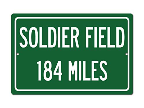 Personalized Highway Distance Sign To  Soldier Field