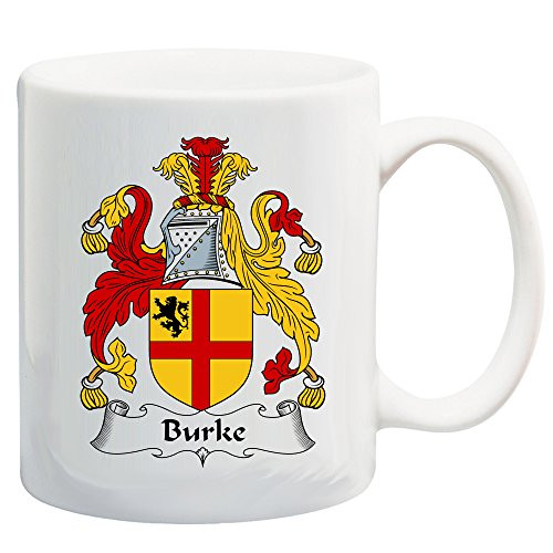 Burke Coat of Arms Burke Family Crest 11 Oz Ceramic Coffee Cocoa Mug by Carpe Diem Designs  Made in the U.S.A.