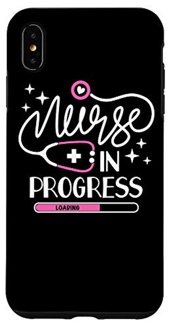 iPhone XS Max Nurse In Progress Future Nurse Life Nursing School Student Case iPhone XS Max Nurse In Progress Future Nurse Life Nursing School Student Case