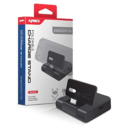 KMD Fordable Charging Dock Stand for Nintendo Switch and Switch Lite Console