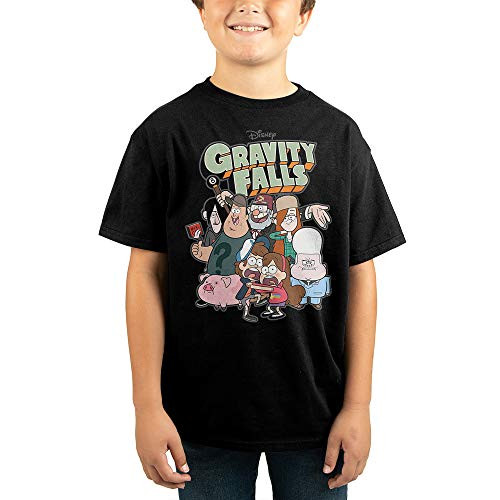 Youth Boys Dipper and Mabel Pines Gravity Falls Shirt-Medium