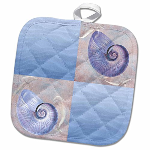 3D Rose Vintage Globe World Map Pot Holder, 8" x 8"