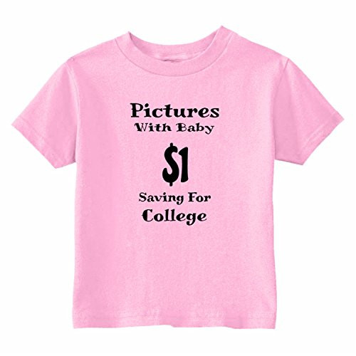 U.S. Custom Kids Pictures with Baby Toddler T-Shirt  5-6T T-Shirt  Light Pink Toddler T-Shirt