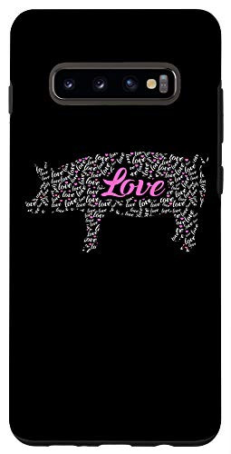 Galaxy S10 Plus Pig T design for Pig lovers gift Case