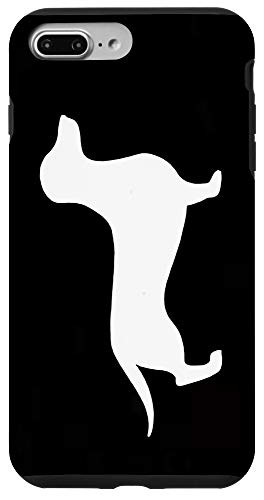 iPhone 7 Plus 8 Plus Black and White Dachshund Case Case