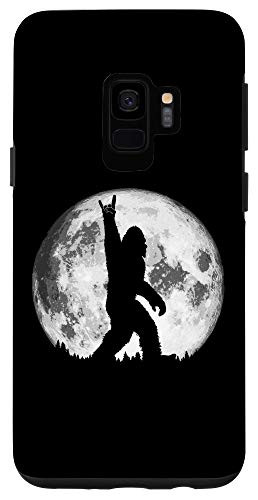 Galaxy S9 Rock n_ Roll Hand Symbol Bigfoot Night Stroll  and  Moon Case
