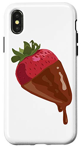 iPhone X XS Chocolate Covered Strawberry Case