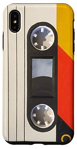 iPhone XS Max Retro 80_s Cassette Tape Design Case