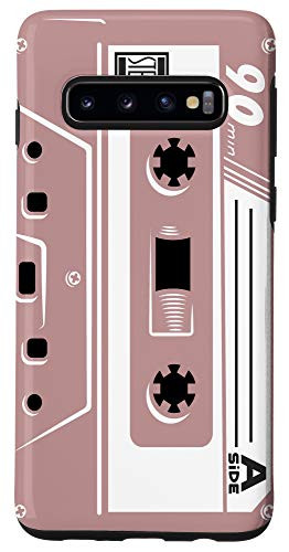 Galaxy S10 Vintage Retro Pink Casette 80_s  70s  Retro Case