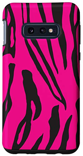 Galaxy S10e Funky 80_s Zebra Pattern Case