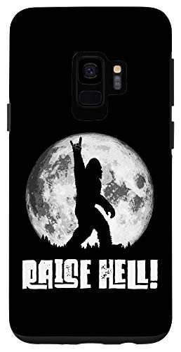 Galaxy S9 Raise Hell Rock n_ Roll Bigfoot Night Stroll  and  Moon Case
