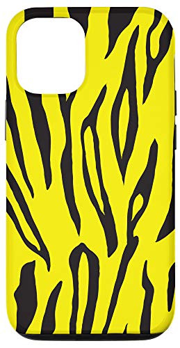 iPhone 12 12 Pro Funky 80_s Tiger Pattern Case