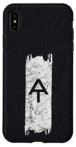 iPhone XS Max Vintage Grunge AT Logo Symbol Marker Appalachian Trail Blaze Case