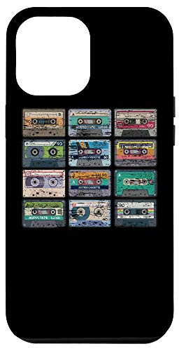 iPhone 12 Pro Max Retro casual mix tapes cassettes from the 80_s 90_s Case