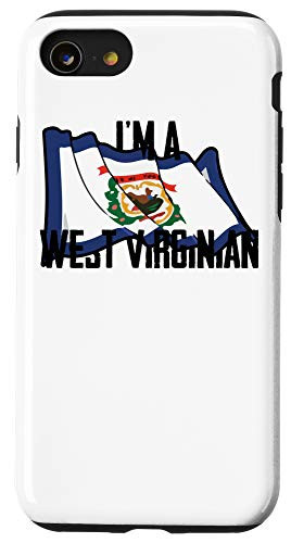 iPhone SE -2020-   7   8 I_m A West Virginian U.S. State Flag of West Virginia Case