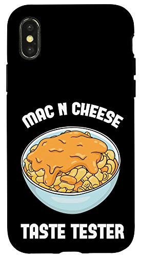 iPhone X XS Mac N Cheese Taste Tester - Macaroni and Cheese Lover Quote Case