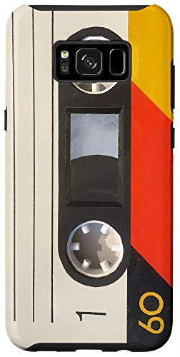 Galaxy S8 Plus Retro 80_s Cassette Tape Design Case
