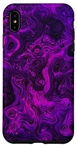 iPhone XS Max Trippy Psychedelic Paint Drip galaxy colors gift phone Case