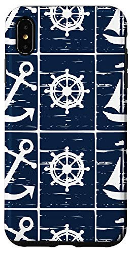 iPhone XS Max Anchor Wheel Sailboat Case