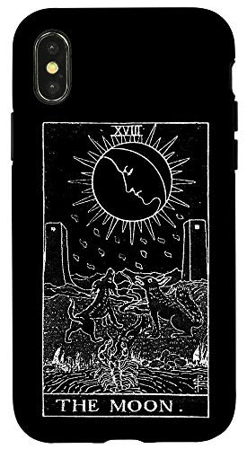 iPhone X XS The Moon Tarot Card Vintage Case
