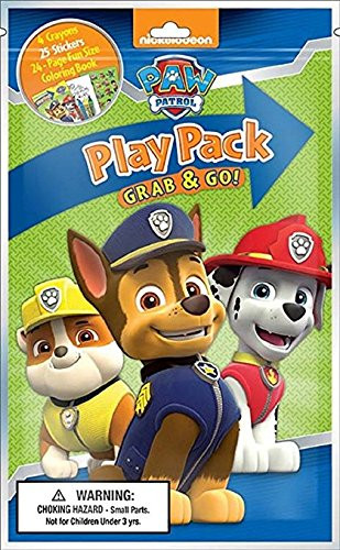 Bendon Publishing Paw Patrol Grab N Go Play Pack -12 Packs-