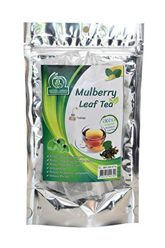 Organic White Mulberry Leaf Tea 60-Teabags (Morus Alba)