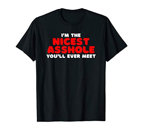 I_m The Nicest Asshole You_ll Ever Meet crazy T-shirt T-Shirt