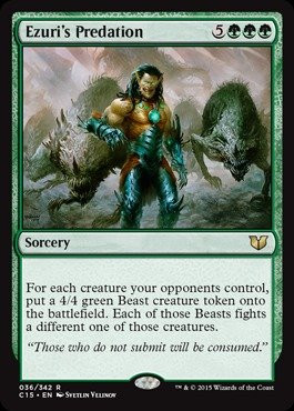 Magic The Gathering - Ezuri39 s Predation -036 342- - Commander 2015