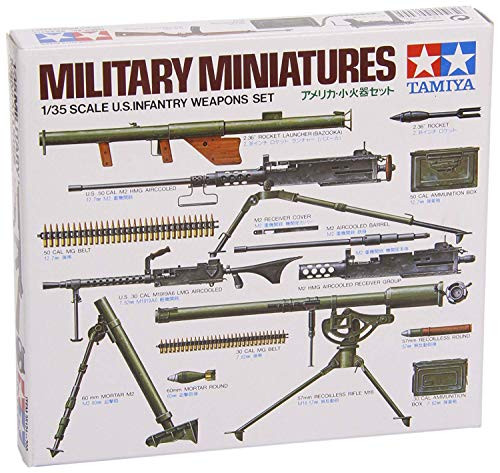 Tamiya Military Minatures U.s Infantry Weapons Set - 1 35 Scale Military Tamiya Military Minatures U.s Infantry Weapons Set - 1 35 Scale Military