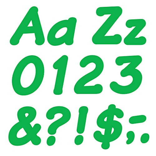 TREND enterprises  Inc. T-2705 Green 4inch  Italic Combo Ready Letters