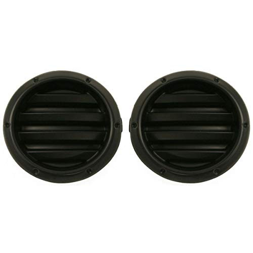 Parts N Go 2004-2007 Highlander Fog Light Cover Set Driver  and  Passenger Side Left Right Hand Black - 8148248020C0 TO2599107