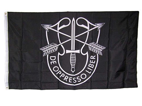 3x5 U.S. Army Special Forces De Oppresso Liber Black 150D Poly Flag 3_x5_ Double Stitched Fade Resistant Premium Quality 3x5 U.S. Army Special Forces De Oppresso Liber Black 150D Poly Flag 3_x5_ Double Stitched Fade Resistant Premium Quality