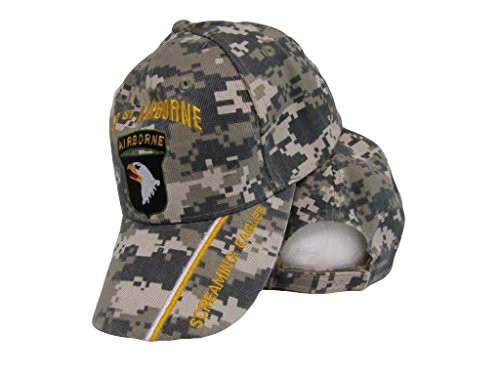 K_s Novelties U.S. Army 101st Airborne Screamin Eagles Camo Shadow Embroidered Cap Hat K_s Novelties U.S. Army 101st Airborne Screamin Eagles Camo Shadow Embroidered Cap Hat