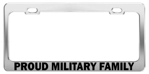 Product Express Proud Military Family United States U.S. Army Steel License Plate Frame Product Express Proud Military Family United States U.S. Army Steel License Plate Frame