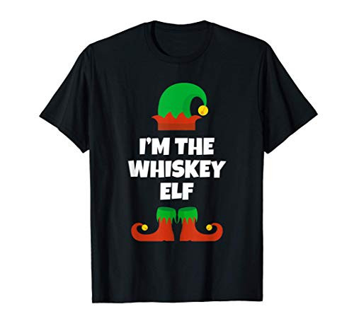 I_m The Whiskey Elf Funny Family Christmas Gift Drinking T-Shirt