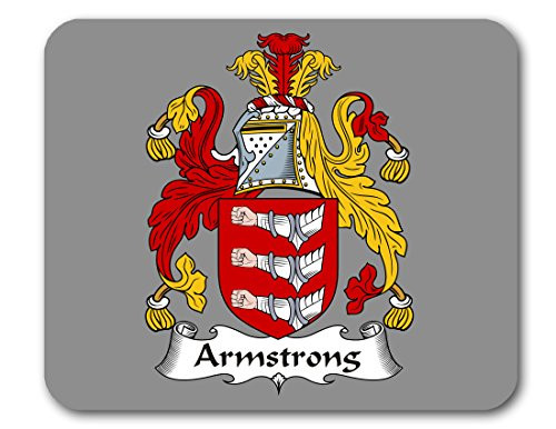 Armstrong Coat of Arms Armstrong Family Crest Mousepad by Carpe Diem Designs  Made in The U.S.A