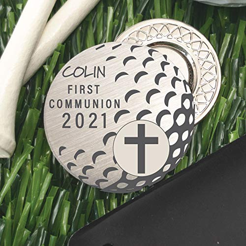Boy_s First Communion Golf Ball Marker First Communion Gift Boy Gift For Him 2021 Confirmation Golfing Gift For His First Communion Golfer COMMUNION-GOLF