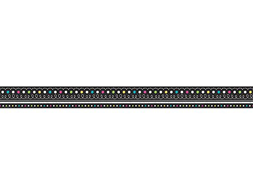 Teacher Created Resources Chalkboard Brights Straight Border Trim (5619)