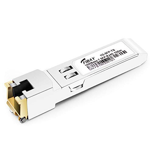 SFP to RJ45 1000Base-T SFP Copper 100m Transceiver Module for Ubiquiti UF-RJ45-1G Cisco GLC-T GLC-TE SFP-GE-T