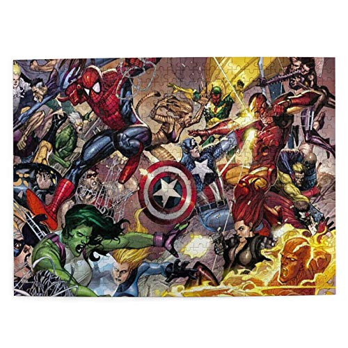 Marvel Avenge-r-s Puzzle 500 Piece Jigsaw Puzzle Spider-Man for Adults Kids Marvel Avenge-r-s Puzzle 500 Piece Jigsaw Puzzle Spider-Man for Adults Kids
