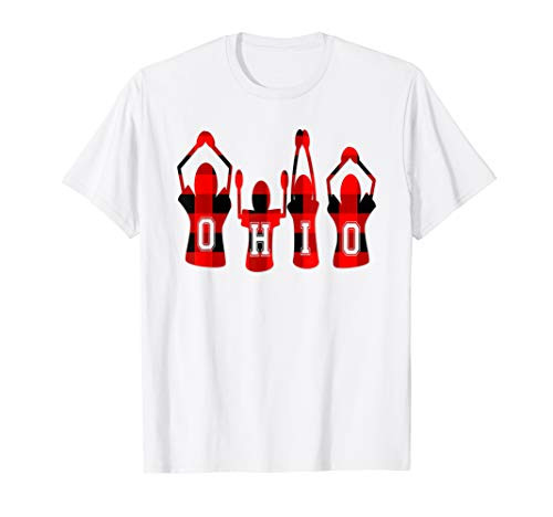 Buckeye State of Ohio. State Ohio spelled by fans-Ohio proud T-Shirt