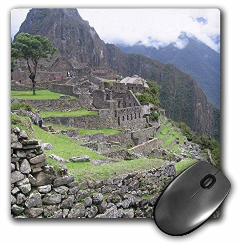 3dRose LLC 8 x 8 x 0.25 Inches Mouse Pad, Machu Picchu in Peru Travel Photography (mp_29334_1)